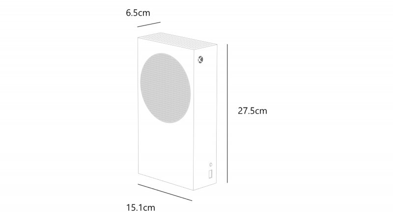Le esatte dimensioni di Xbox Series S