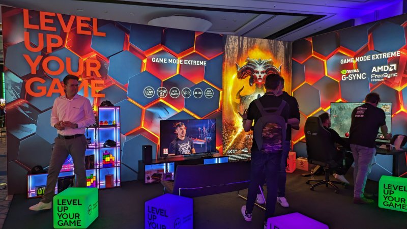 Il gaming è stato uno dei focus della presentazione della line-up Panasonic