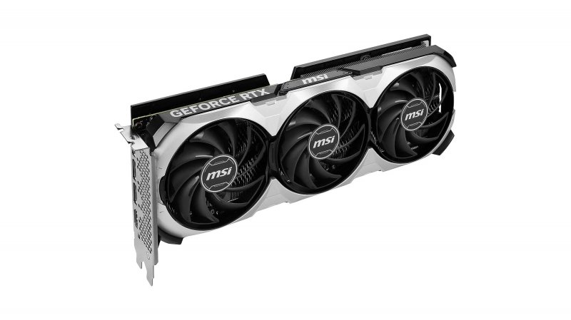 La scheda grafica di MSI, dalla visuale frontale