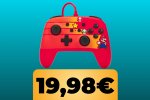 Il controller cablato per Nintendo Switch a tema Super Mario è al prezzo minimo su Amazon - Notizia