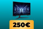 Il monitor curvo Samsung Gaming Odyssey G5 in 1440p/144Hz è al prezzo minimo su Amazon - Notizia