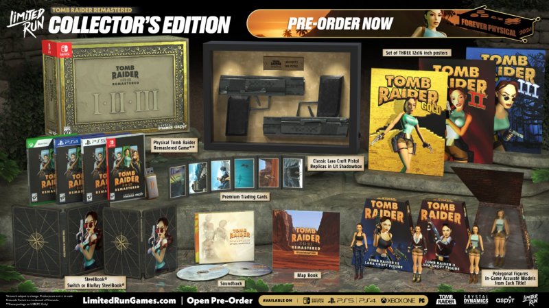 La ricca Collector's Edition di Tomb Raider I-III Remastered