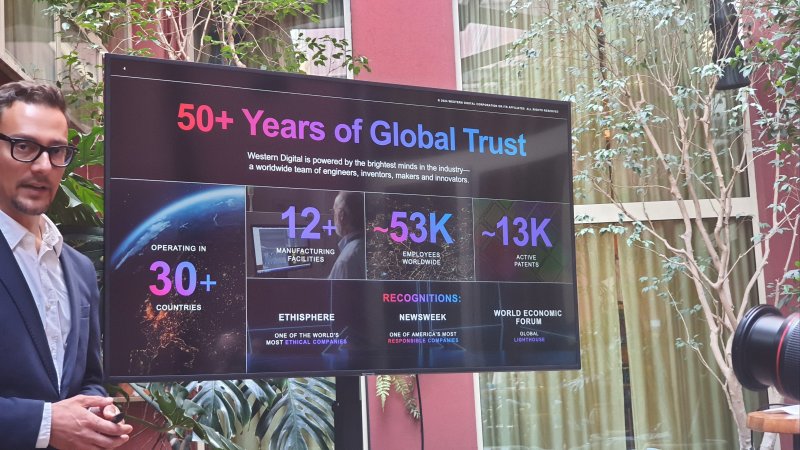 Un'immagine dalla presentazione di Milano 'Un caffè con Western Digital' Un'immagine dalla presentazione di Milano 'Un caffè con Western Digital'