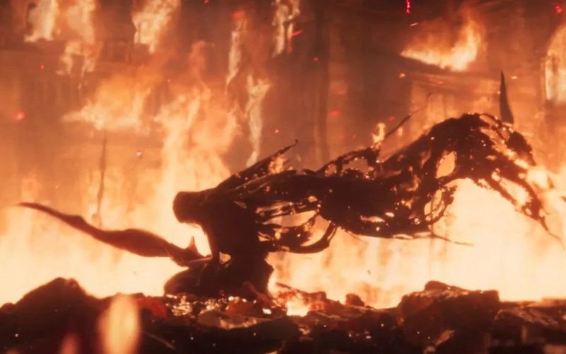 Questa donna tra le fiamme potrebbe essere Melina, quando la sua identità era ancora quella della regina dall'occhio tetro. Speriamo di avere finalmente delle informazioni precise sul suo passato