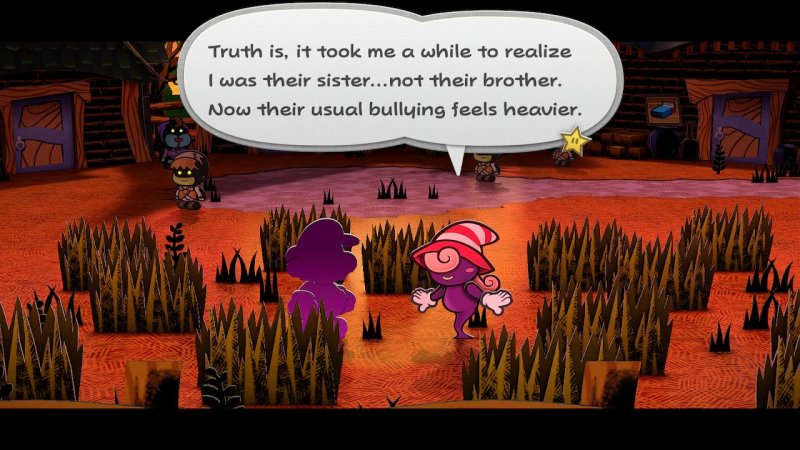 Il dialogo fra Vivian e Mario in Paper Mario: Il Portale Millenario Il dialogo fra Vivian e Mario in Paper Mario: Il Portale Millenario