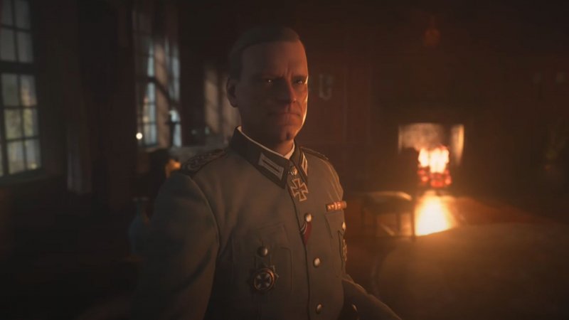 Heinrich, uno dei nemici di Call of Duty: WWII, qualche minuto prima di fare una bruttissima fine