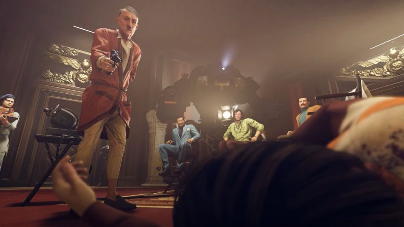 La folle sequenza del provino con Hitler in Wolfenstein 2: The New Colossus