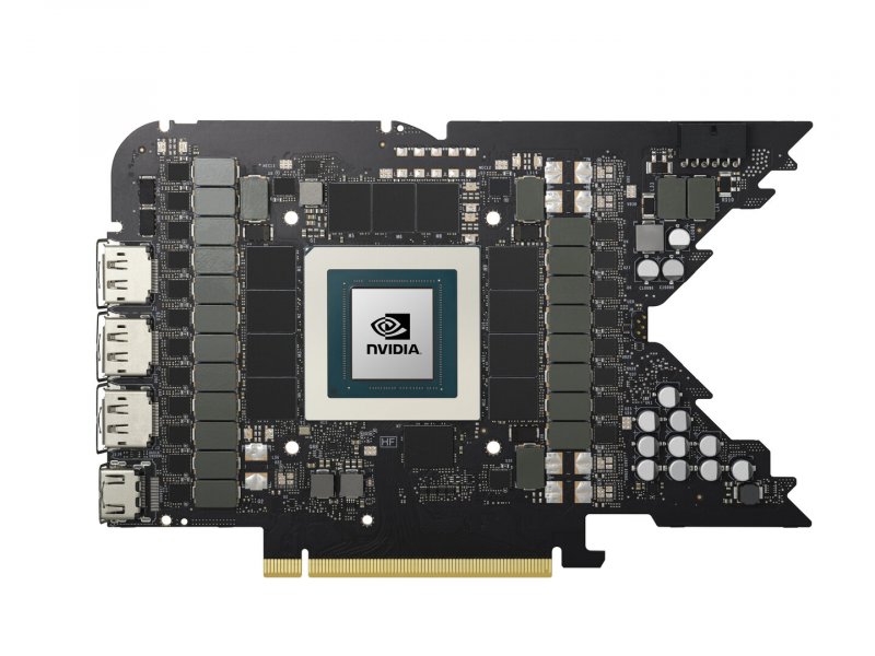 The GeForce RTX 4080 PCB
