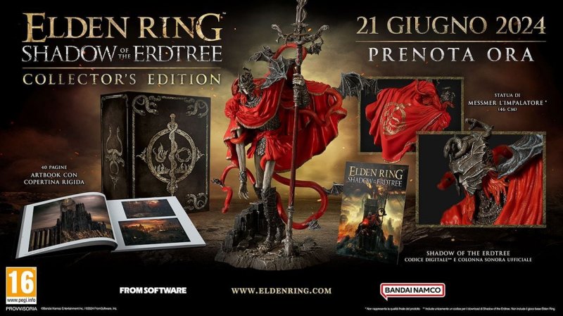 La ricca Collector's Edition di Elden Ring: Shadow of the Erdtree La ricca Collector's Edition di Elden Ring: Shadow of the Erdtree