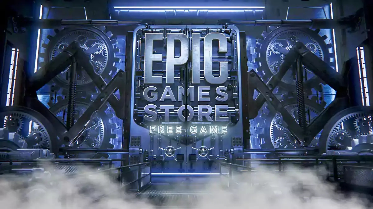 Il logo della cassaforte di Epic Games Store