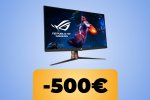 Il monitor gaming ASUS ROG Swift da 32 pollici in 4K/160 Hz è al prezzo minimo su Amazon - Notizia