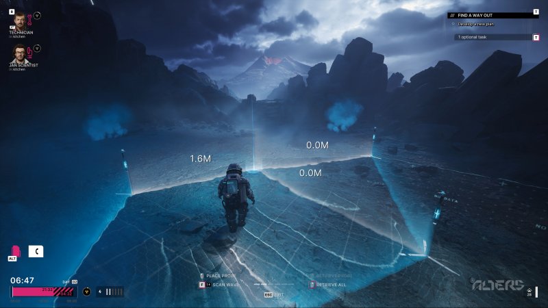 Il pianeta alieno da cui Jan deve scappare è ricco di materiali, e dovrete raccoglierli in modo efficiente per tornare a casa