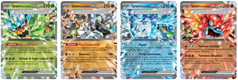 Alcune delle nuove carte Pokémon dell'espansione Alcune delle nuove carte Pokémon dell'espansione