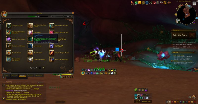 L'impresa Potere Infinito XII sblocca i giocattoli dei mantelli leggendari di Mists of Pandaria