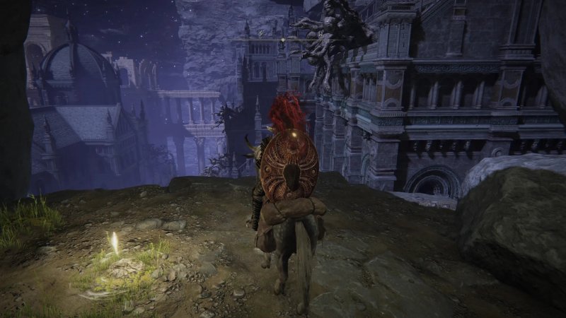 Questo è l'esatto punto dei boschi di Nokron in cui dovete lasciarvi cadere per raggiungere la parte inferiore della città. Questo è l'esatto punto dei boschi di Nokron in cui dovete lasciarvi cadere per raggiungere la parte inferiore della città.