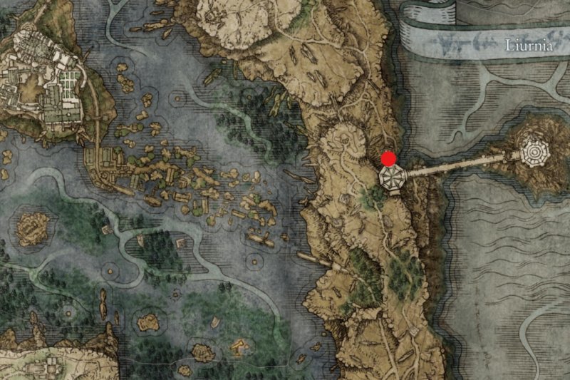 Potete utilizzare la Statua Invertita in questo punto a Liurnia, ma non è indispensabile al momento. Potete utilizzare la Statua Invertita in questo punto a Liurnia, ma non è indispensabile al momento.