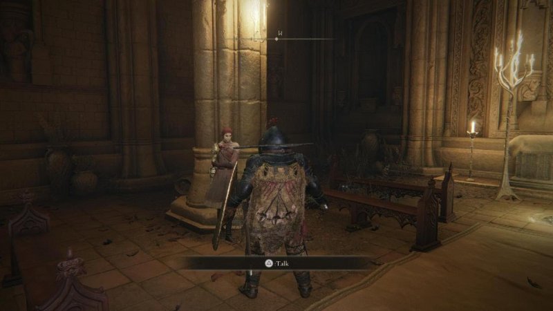 Millicent vi attende nella Sala di Preghiera di Elphael.