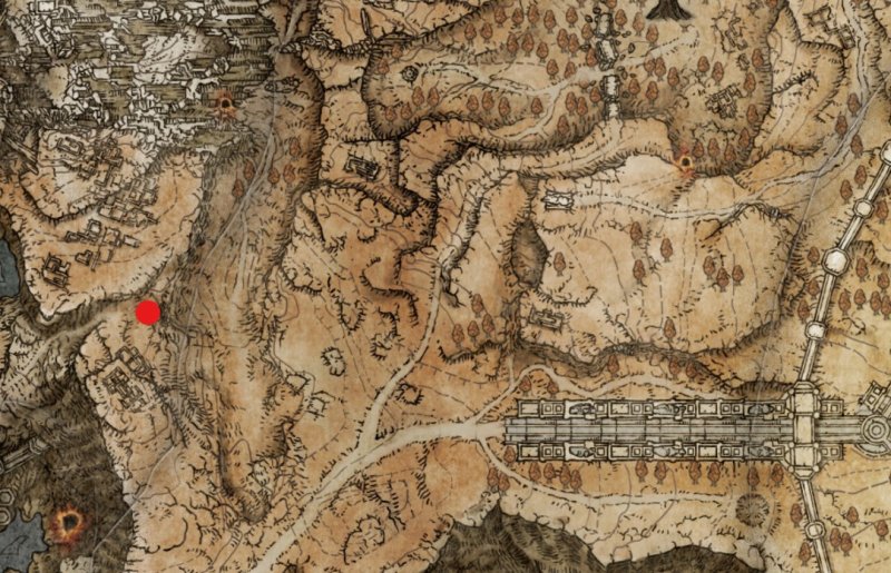 La posizione di Millicent nell'Altopiano di Altus.