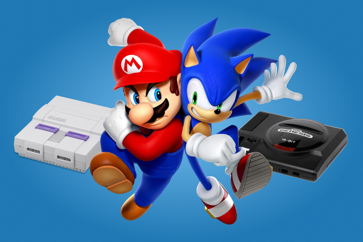 Mario contro Sonic, uno scontro classico