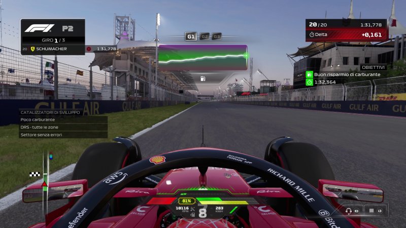 Le sfide proposte durante le prove libere sono rimaste essenzialmente invariate rispetto al passato