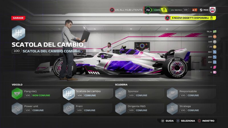 F1 World ritorna ricco di nuovi elementi di personalizzazione e miglioramenti per la nostra monoposto con un'interfaccia sempre più confusionaria