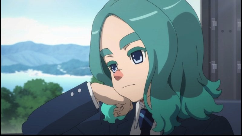 Destin Billows guarda il panorama in Inazuma Eleven: Victory Road Destin Billows guarda il panorama in Inazuma Eleven: Victory Road