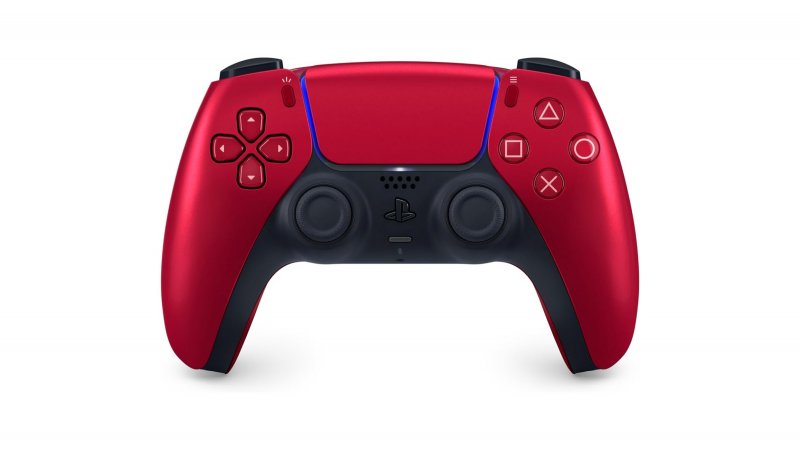 Il controller DualSense rosso metalizzato Il controller DualSense rosso metalizzato