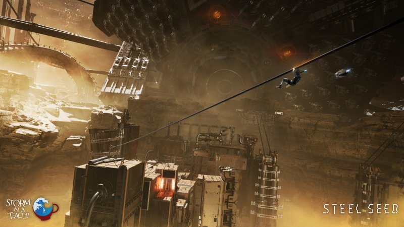 i livelli di Steel Seed ti fanno sentire davvero piccolo