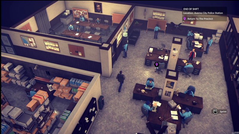 Il distretto di The Precinct, luogo in cui inizierà e terminerà ogni giornata virtuale di gioco Il distretto di The Precinct, luogo in cui inizierà e terminerà ogni giornata virtuale di gioco