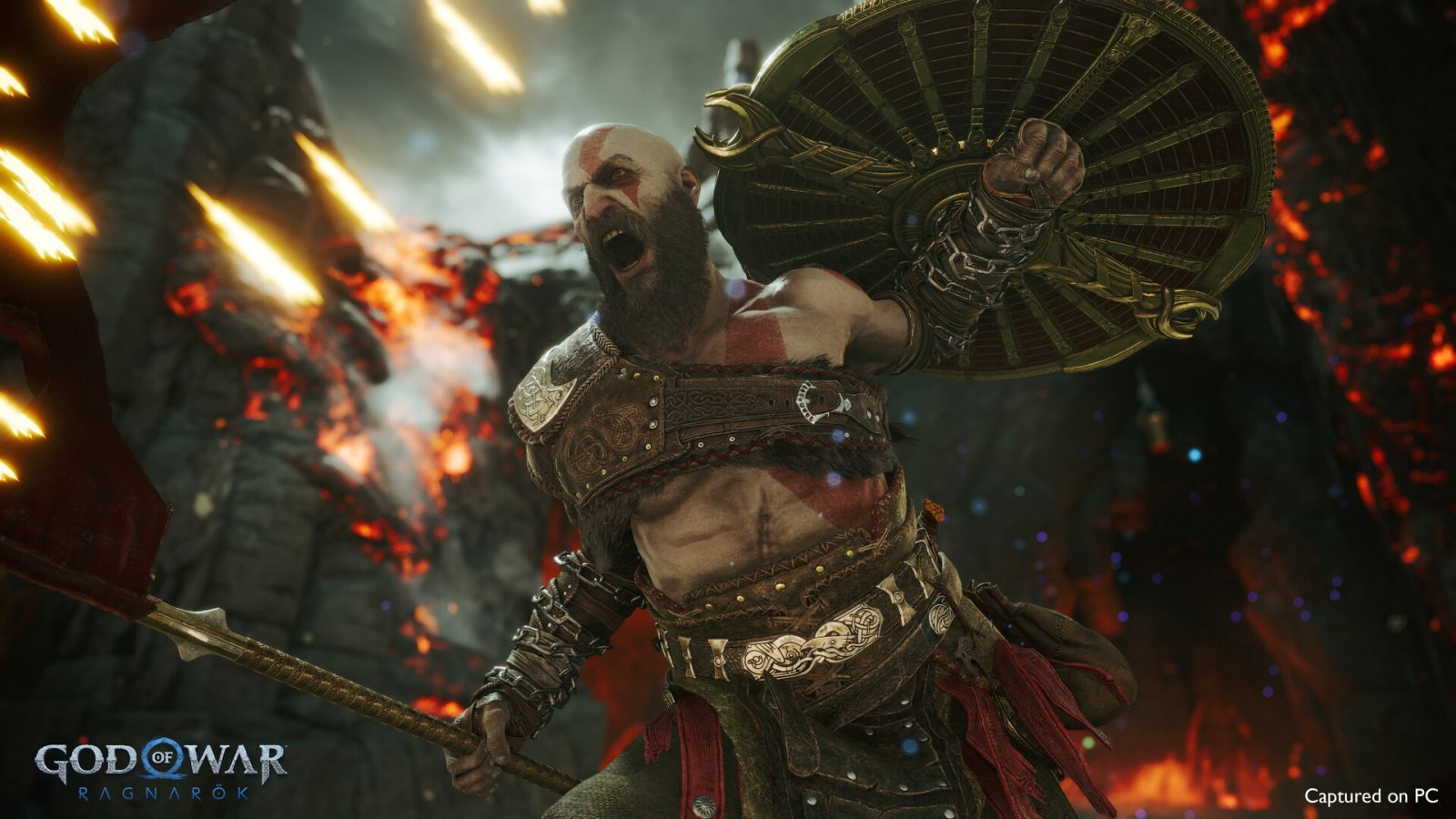 Kratos di God of War Ragnarok