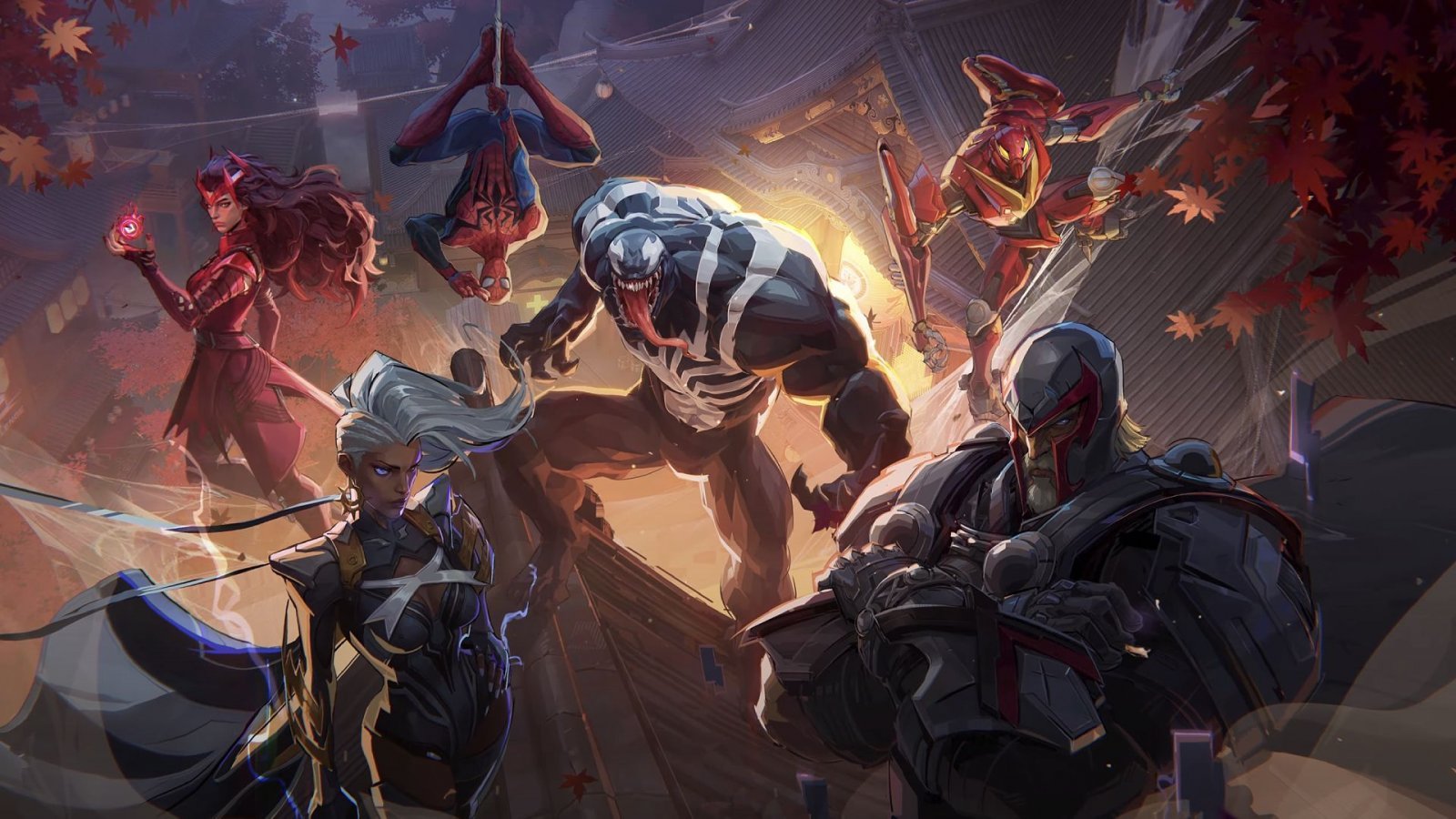 Venom e altri personaggi di Marvel Rivals