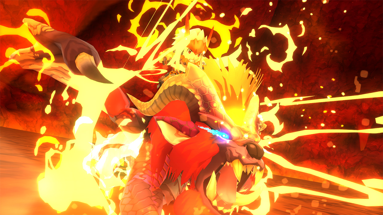 Un Teostra in Monster Hunter Stories HD