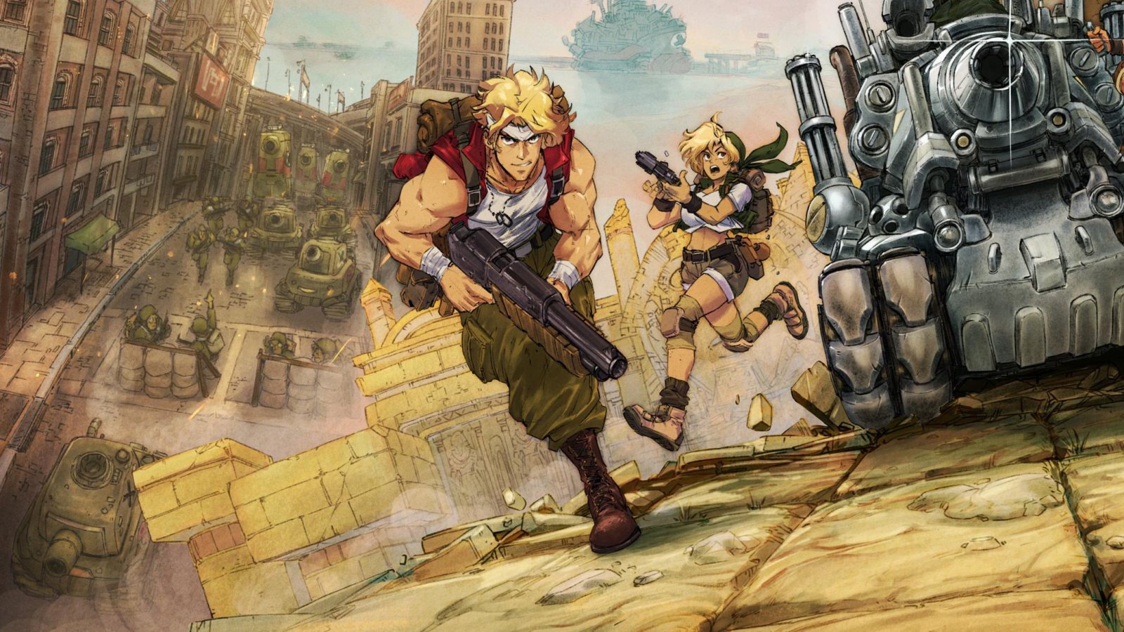 Alcuni personaggi di Metal Slug Tactics