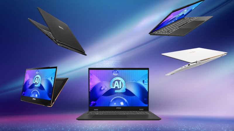 La gamma MSI con Intel Core Ultra