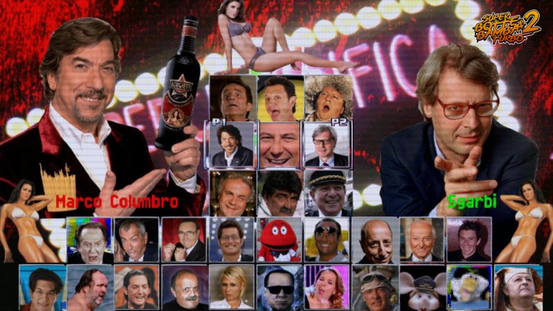 Marco Columbro e Sgarbi pronti a menarsi in Super Botte & Bamba 2 Turbo