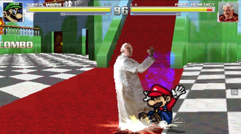 Benedetto XVI contro Luigi e Mario