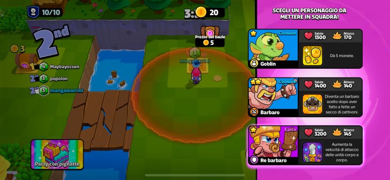 La scelta del personaggio quando si apre un forziere in Squad Busters La scelta del personaggio quando si apre un forziere in Squad Busters