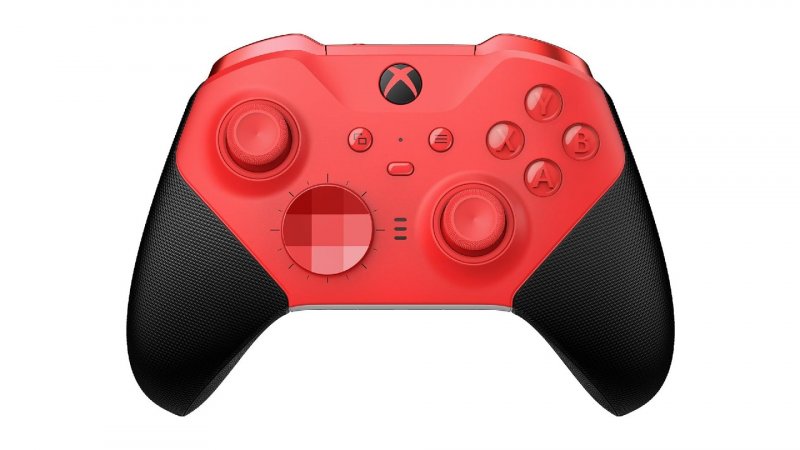 La visuale frontale del controller di Xbox