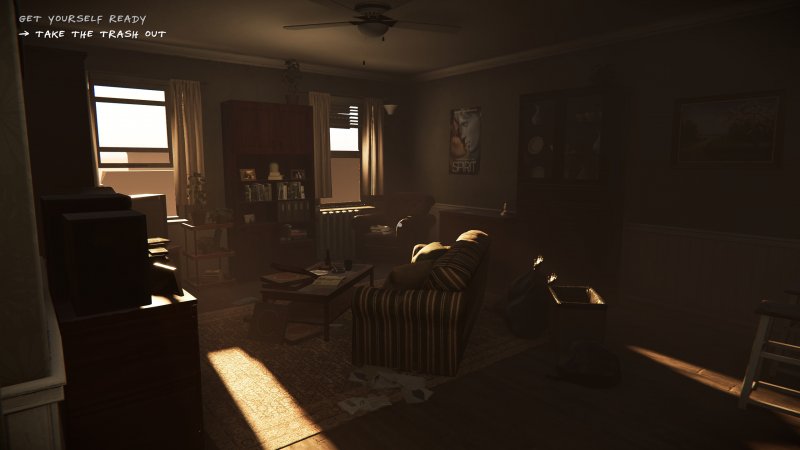 La casa del protagonista, un disastro