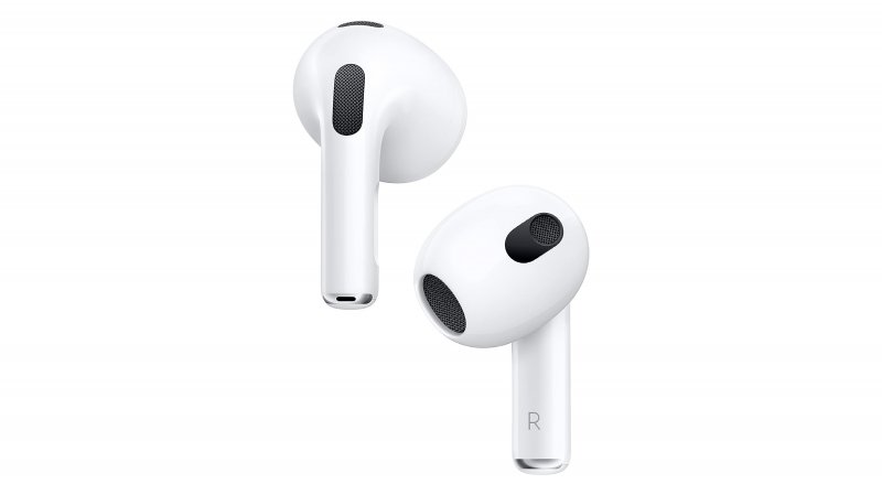 I due auricola Apple AirPods