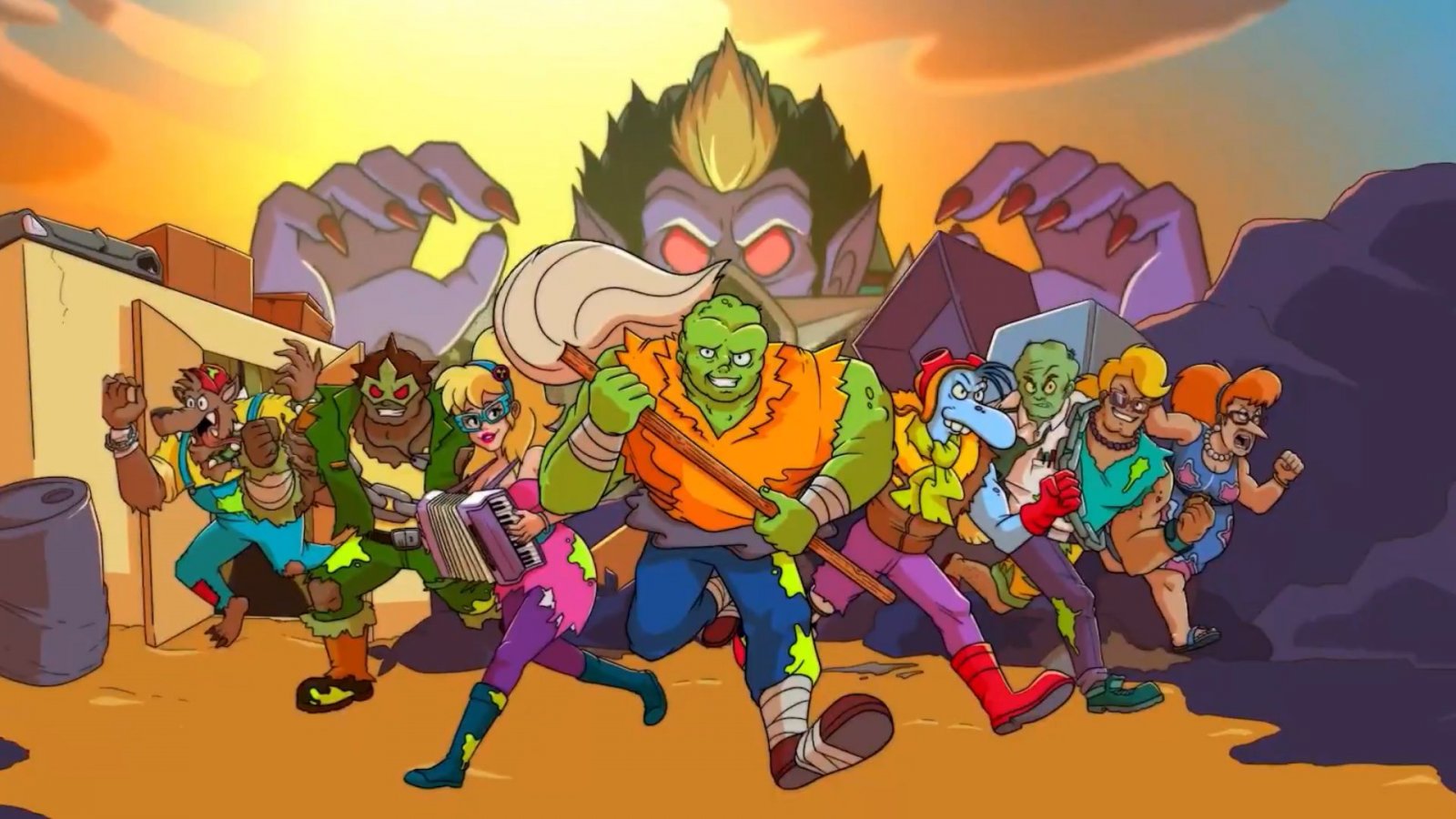 I protagonisti di Toxic Crusaders