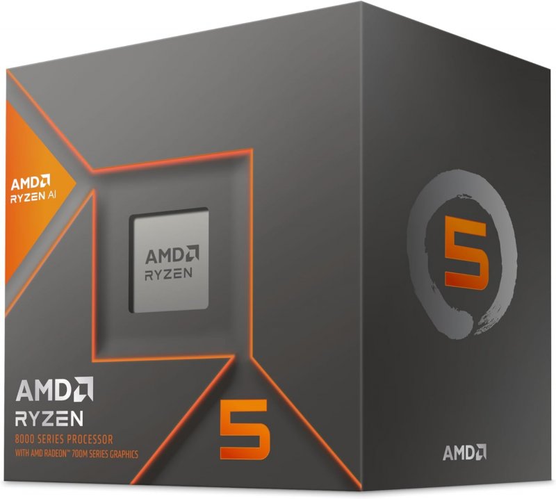 La scatola dell'AMD AM5 Ryzen 5 8600G