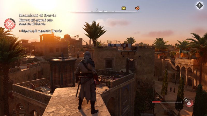 Riducendo la qualità grafica si nota la bassa risoluzione di Assassin's Creed Mirage Riducendo la qualità grafica si nota la bassa risoluzione di Assassin's Creed Mirage