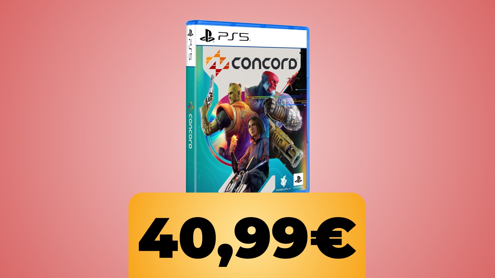 La confezione di Concord e il prezzo del gioco su Amazon Italia
