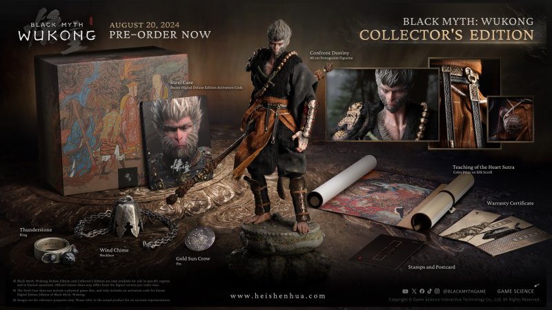 The physical Collector's Edition of Black Myth: Wukong