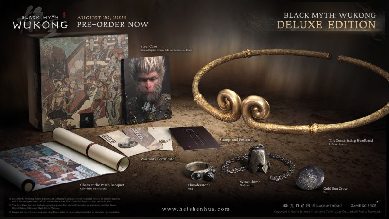 The Deluxe Physical Edition of Black Myth: Wukong