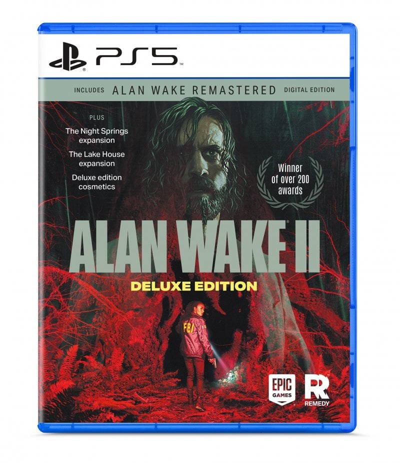 Portada de la edición física de lujo de Alan Wake 2