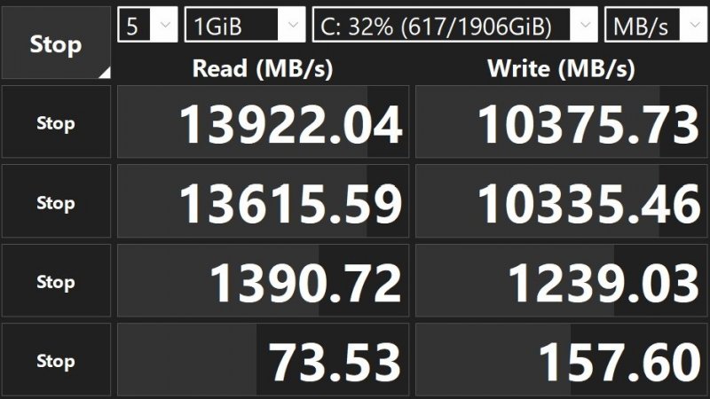 Le prestazioni SSD di Legion 9i Gen8