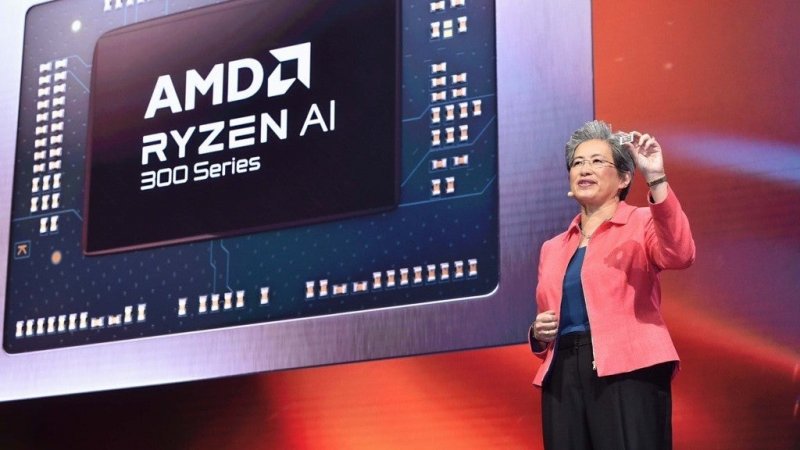 Una foto dal keynote AMD del Computex 2024