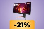 Il monitor BenQ MOBIUZ curvo da 34 pollici Ultrawide in 2K e 144 Hz è al prezzo minimo storico su Amazon - Notizia